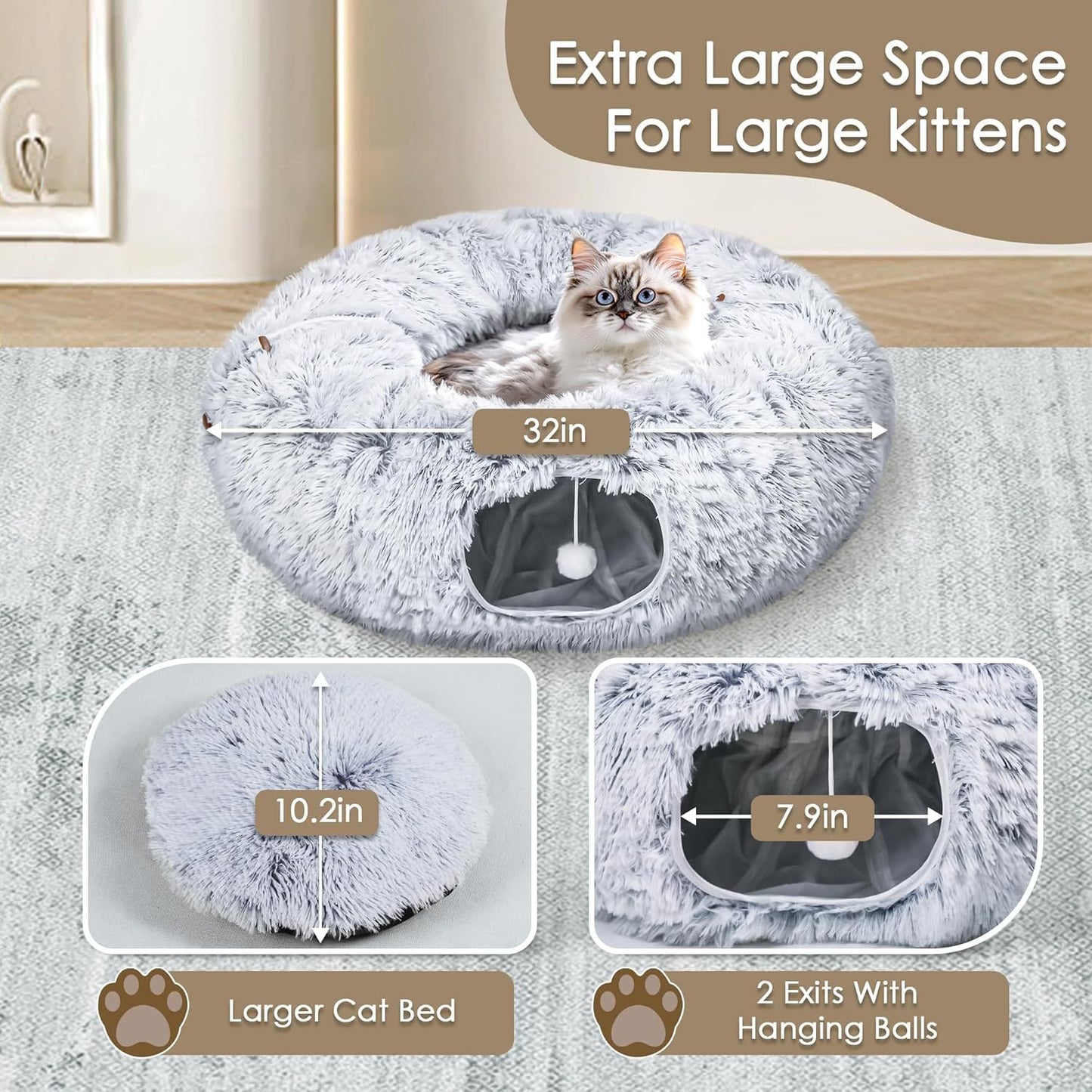 Cat Tunnel Bed