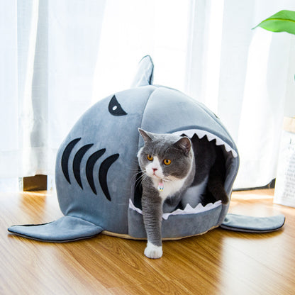 Creative Dual-Purpose Shark Pet's Bed