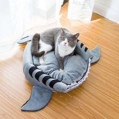 Creative Dual-Purpose Shark Pet's Bed