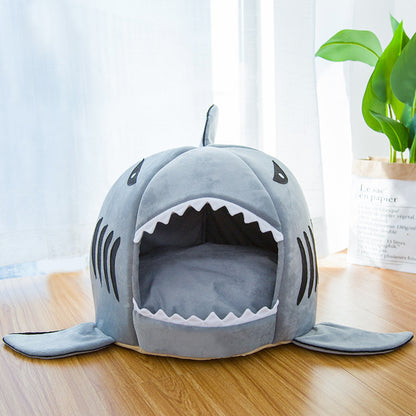 Creative Dual-Purpose Shark Pet's Bed