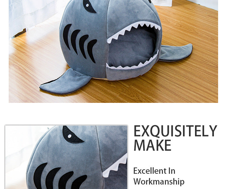 Creative Dual-Purpose Shark Pet's Bed
