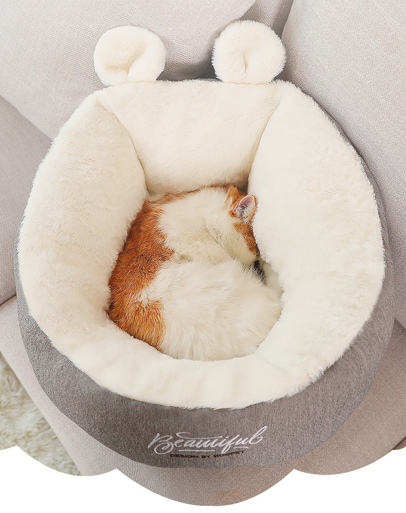 Pet Dog Bed Warming Soft Sleeping
