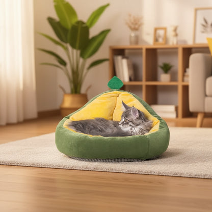 Verwijderbaar Kussen Kattenbed voor Kleine Huisdieren en Katten